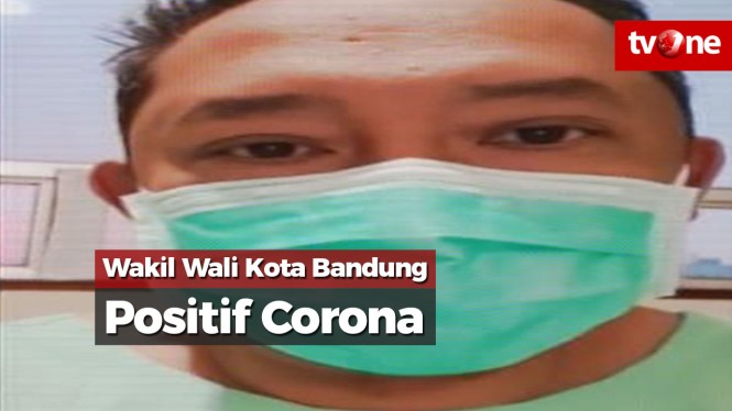 Wakil Wali Kota Bandung Positif Corona