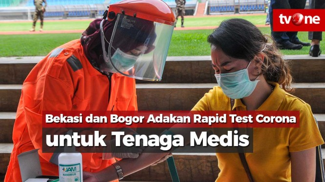 Bekasi dan Bogor Adakan Rapid Test Corona untuk Tenaga Medis