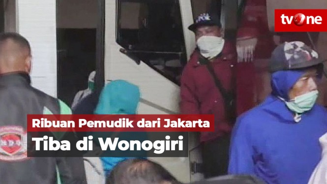 Di Teminal Wonogiri, Ribuan Warga Tiba dari Jakarta
