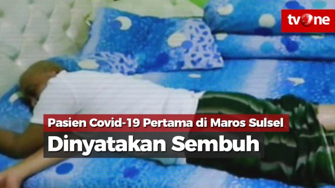 Pasien Covid-19 Pertama di Maros Sulsel Dinyatakan Sembuh