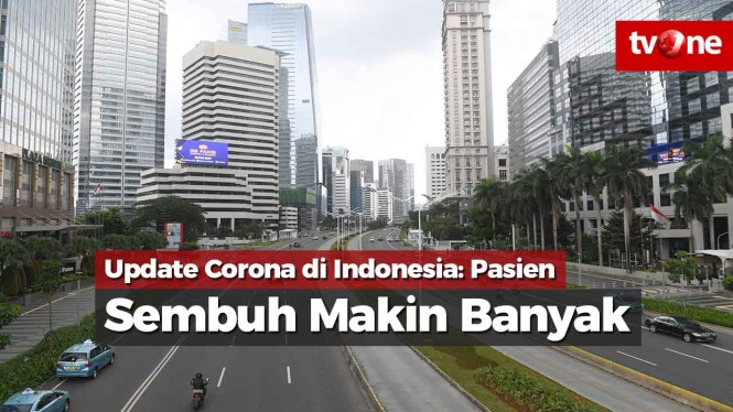 Update Corona di Indonesia: Pasien Sembuh Makin Banyak