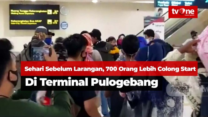 700 Orang Lebih Colong Start di Terminal Pulogebang