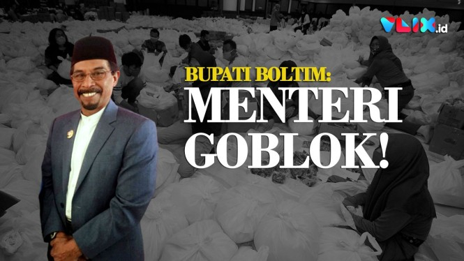BLT Corona Kacau, Bupati Boltim: Menteri Goblok!