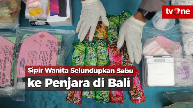 Sipir Wanita Selundupkan Sabu ke dalam Penjara di Bali