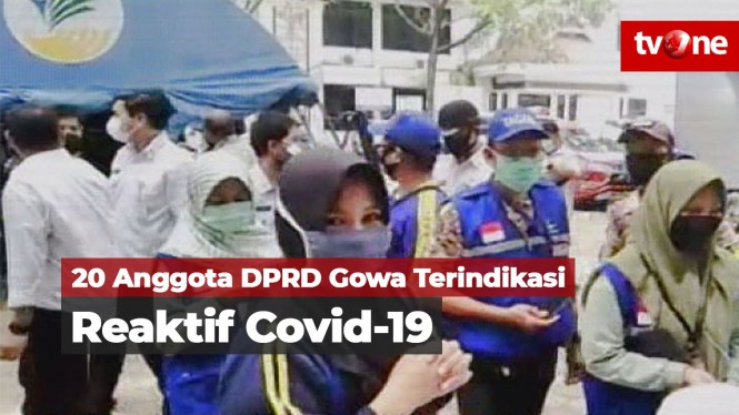 20 Anggota DPRD Gowa Terindikasi Reaktif Covid-19