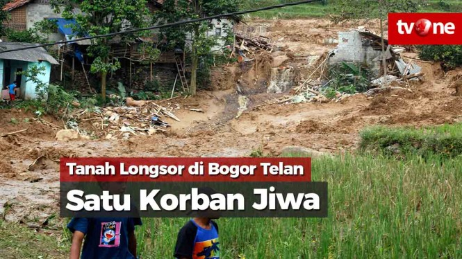 Tanah Longsor di Bogor Telan Satu Korban Jiwa