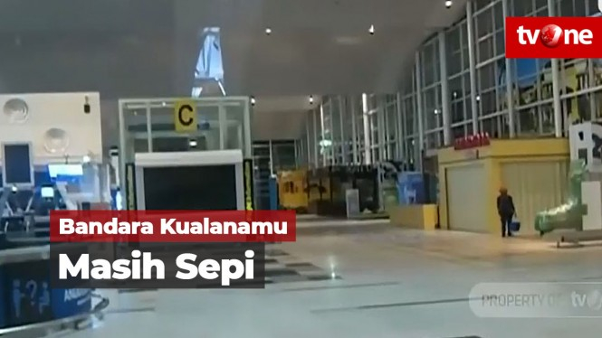 Bandara Kualanamu Masih Terlihat Sepi