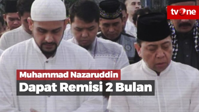 Nazaruddin Dapat Remisi Hari Raya Idul Fitri 2 Bulan