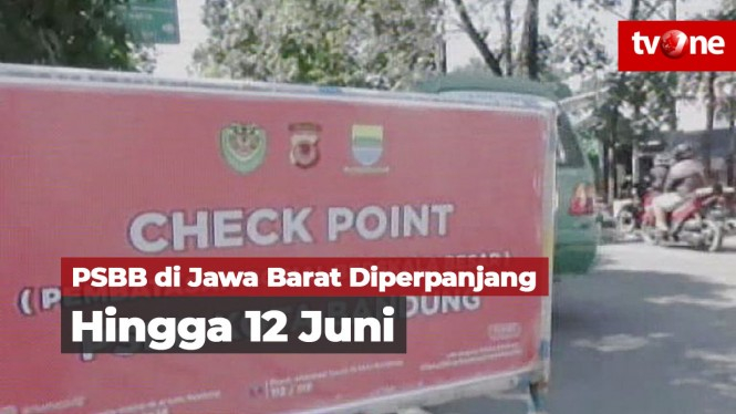 PSBB di Jawa Barat Diperpanjang Hingga 12 Juni