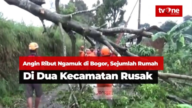 Angin Ribut Ngamuk di Bogor, Rumah di Dua Kecamatan Rusak