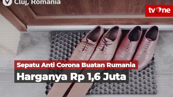 Pembuat Sepatu Asal Rumania Ciptakan Sepatu Anti Corona