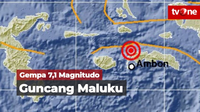 Gempa 7,1 Magnitudo Guncang Maluku Utara