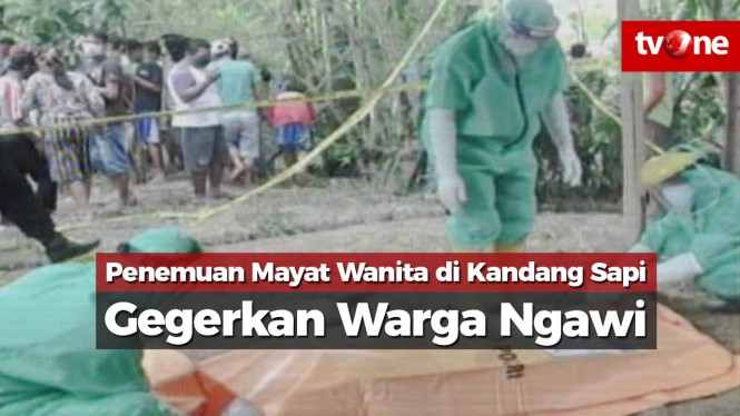 Penemuan Mayat Wanita di Kandang Sapi Gegerkan Warga Ngawi