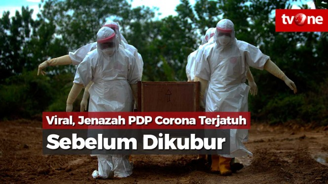 Viral, Jenazah PDP Corona Terjatuh dari Peti Sebelum Dikubur