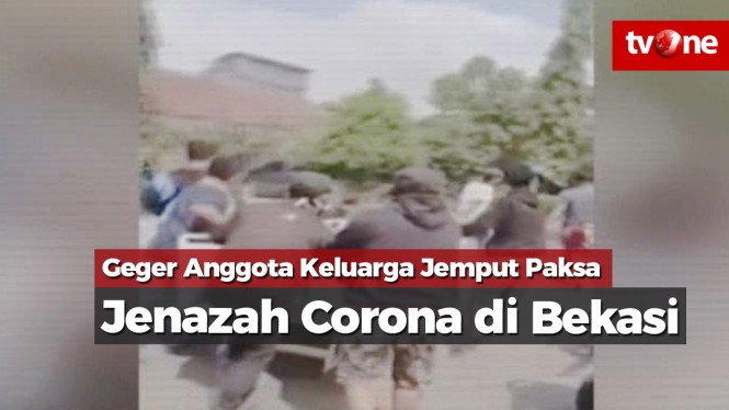 Geger Anggota Keluarga Jemput Paksa Jenazah Corona di Bekasi