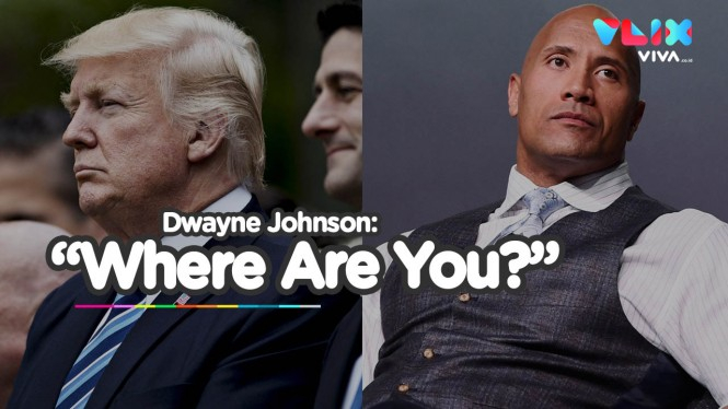 Trump Jadi 'Buronan' Dwayne Johnson