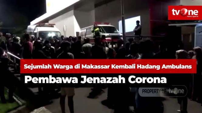 Sejumlah Warga di Makassar Kembali Hadang Ambulans