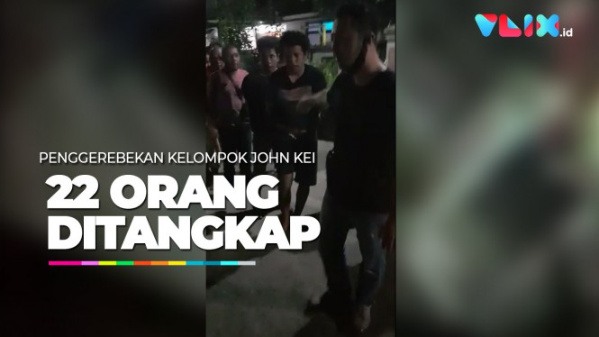 EKSKLUSIF: Video Penangkapan 22 Orang Kelompok John Kei