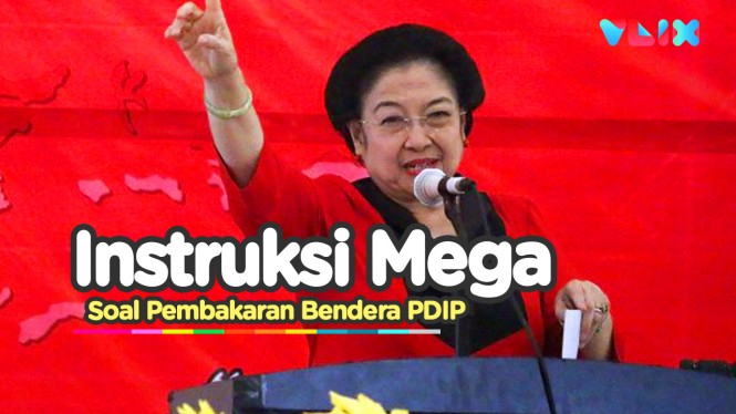 Bendera PDIP Dibakar, Ini Instruksi Megawati