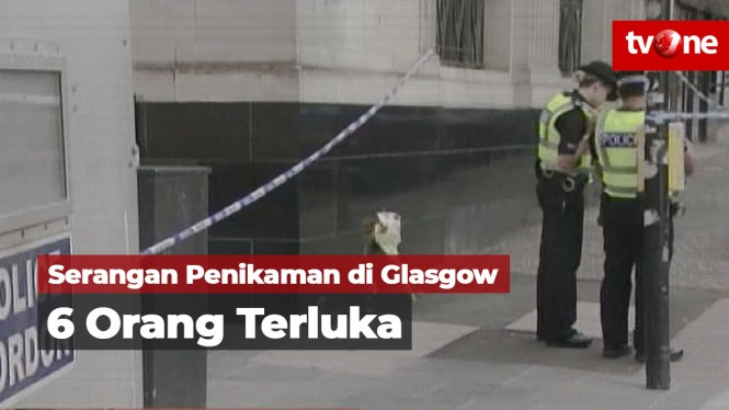 Serangan Penikaman di Glasgow Lukai 6 Orang