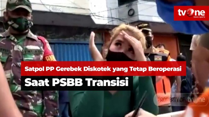 Satpol PP Gerebek Diskotek yang Tetap Beroperasi Saat PSBB
