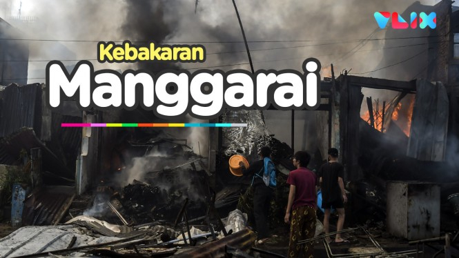 Kebakaran di Manggarai, 13 Mobil Damkar Dikerahkan