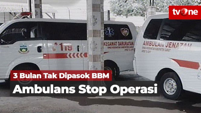 3 Bulan Tak Dipasok BBM, Ambulans COVID-19 Stop Operasi