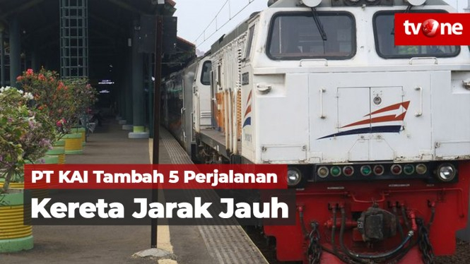 PT KAI Tambah 5 Perjalanan Kereta Jarak Jauh