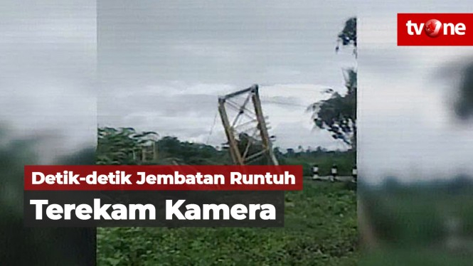 Detik-detik Jembatan Gantung Ambruk di Gorontalo