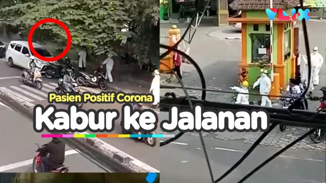 Video Amatir Pasien Positif Corona Kabur di Malang