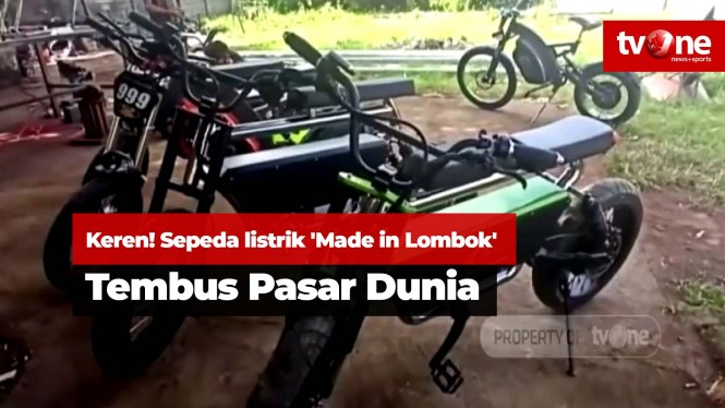 Keren! Sepeda listrik 'Made in Lombok' Tembus Pasar Dunia