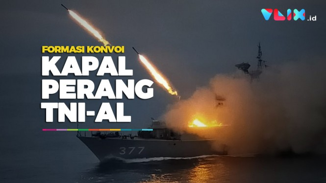 Video Konvoi Kapal Perang TNI AL Dekat Laut China Selatan
