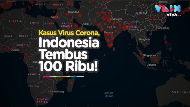 GAWAT! Kasus Virus Corona Indonesia Tembus 100 Ribu!