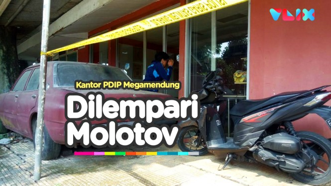 Kantor PDIP di Megamendung Bogor Dilempari Bom Molotov