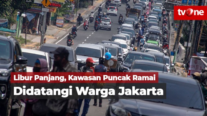 Libur Idul Adha, Kawasan Puncak Ramai Warga Jakarta