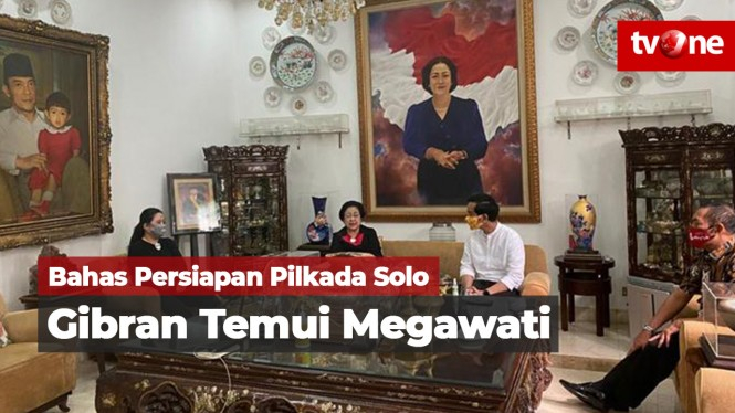 Bahas Persiapan Pilkada Solo, Gibran Temui Megawati