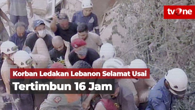 Korban Selamat Ledakan Beirut Sempat Tertimbun 16 Jam