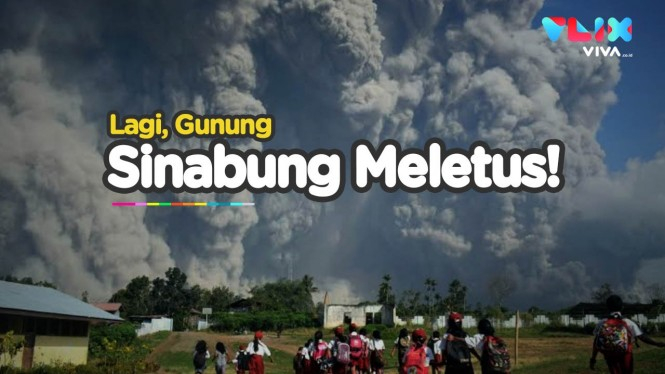 Kota Mendadak Gelap! Detik-detik Erupsi Gunung Sinabung