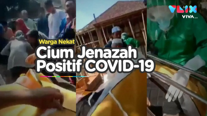 Geger Warga Cium Jenazah Positif COVID-19 di Malang