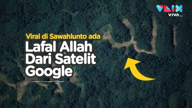 Viral Lafal Allah Tangkapan Satelit Google di Sawahlunto
