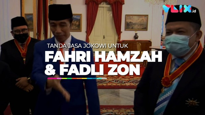 Gaya Fadli Zon dan Fahri Hamzah Usai Terima Bintang Jasa