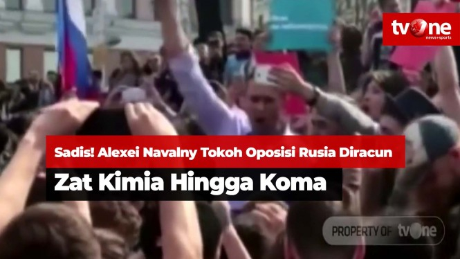 Alexei Navalny Tokoh Oposisi Rusia Diracun Zat Kimia