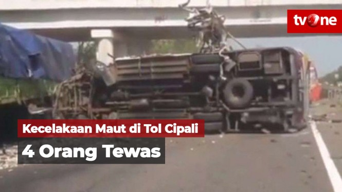 Kecelakaan Beruntun di Tol Cipali, 4 Orang Tewas