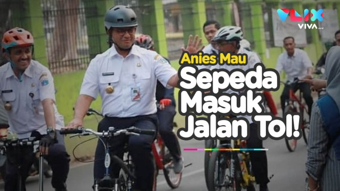 Anies Minta Tol Dalam Kota Dibuka untuk Jalur Sepeda