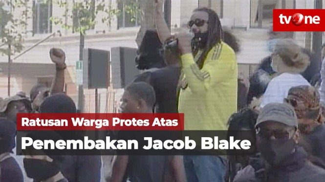 Warga Protes Kekerasan Polisi yang Tewaskan Jacob Blake