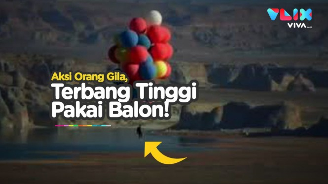 David Blaine Gila, Terbang Setinggi Gunung Pakai Balon