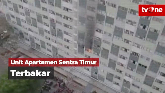 Unit Apartemen Sentra Timur Cakung Terbakar