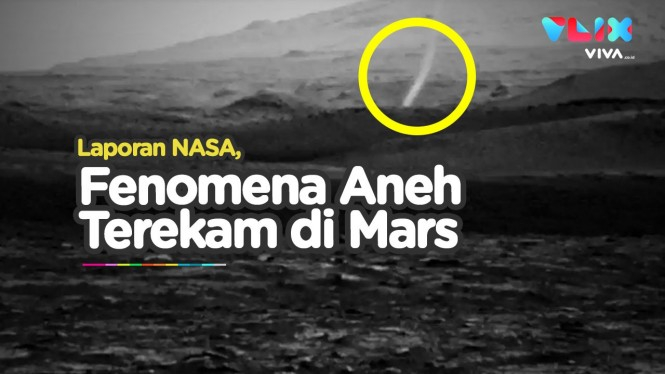 Penampakan 'Debu Iblis' di Planet Mars Sukses Direkam NASA