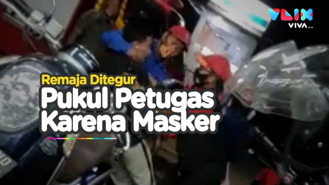 Remaja Pukul Petugas Gara-gara Ditegur Soal Masker