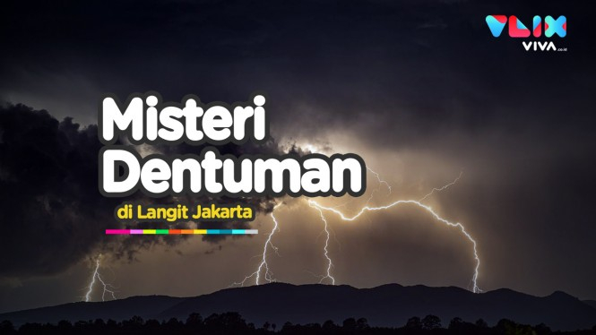 Video Amatir Rekam Dentuman Misterius di Jakarta